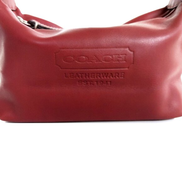 VTG COACH Mini Purse Deep Red Leather Small Purse |  1941 Leatherware Model - Picture 9 of 11